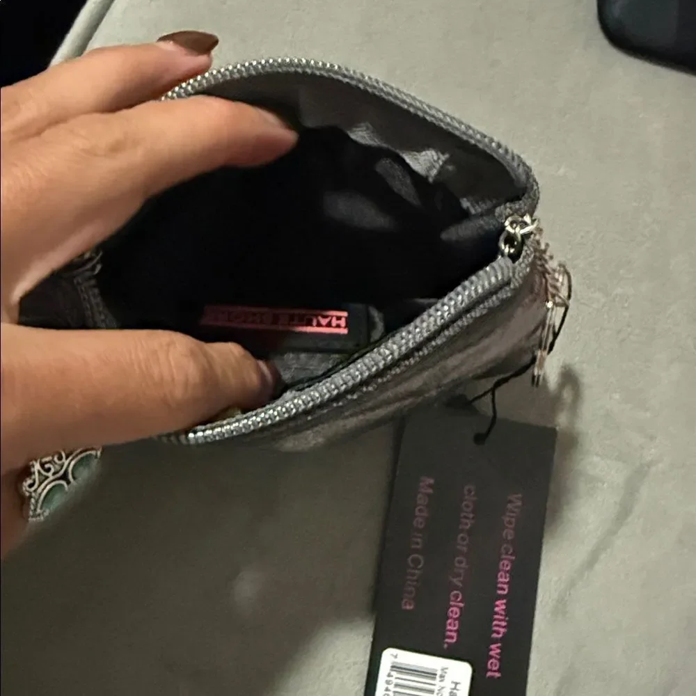Small Key Chain Wallet - Quilted Puffer Wallet - Zipper - NWT - Keyring Attached